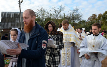 В Борисове освящен храм-часовня в честь Святого Богоявления
