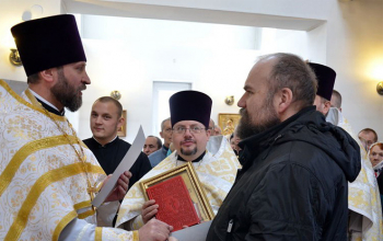В Борисове освящен храм-часовня в честь Святого Богоявления