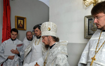 В Борисове освящен храм-часовня в честь Святого Богоявления