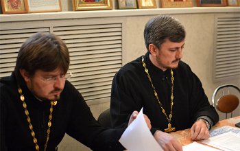 В храме Рождества Христова состоялось собрание духовенства 1-го Борисовского благочиния