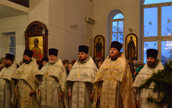 Рождество 2015/2016: Престольный праздник храма Рождества Христова в городе Борисове