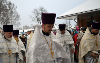 Рождество 2015/2016: Престольный праздник храма Рождества Христова в городе Борисове