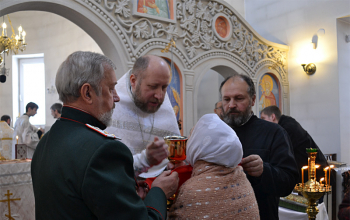 Престольный праздник в Богоявленском храме-часовне