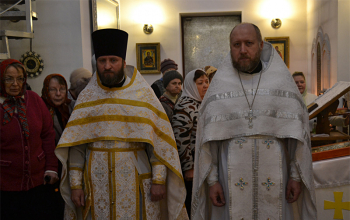 Престольный праздник в Богоявленском храме-часовне