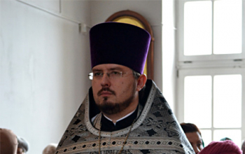 В среду третьей недели Великого поста епископ Вениамин совершил Литургию в храме Рождества Христова