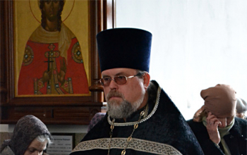 В среду третьей недели Великого поста епископ Вениамин совершил Литургию в храме Рождества Христова