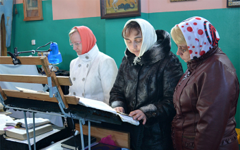 Праздничная Божественная литургия в храме д. Велятичи