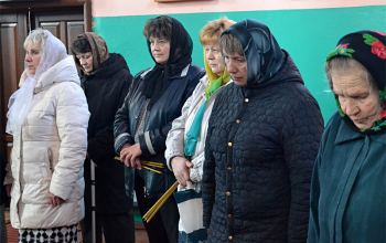Праздничная Божественная литургия в храме д. Велятичи