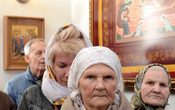 В среду 5-ой недели Великого поста епископ Вениамин совершил Литургию в Богоявленском храме-часовне