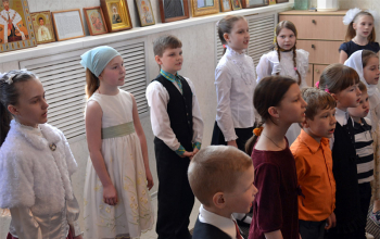 Пасха 2016: Детский пасхальный концерт в храме Рождества Христова