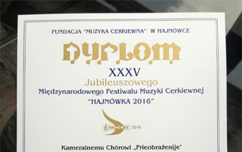 Хор «Преображение» стал лауреатом престижного международного фестиваля церковной православной музыки в Польше