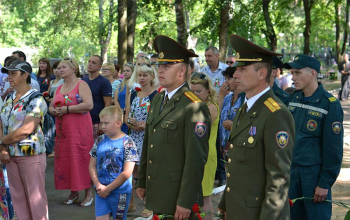 Владыка Вениамин и духовенство приняли участие в торжествах в честь 72-ой годовщины освобождения г.Борисова и Дня Независимости.