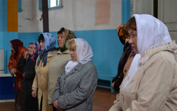 Молебен в храме Успения Пресвятой Богородицы д. Зоричи