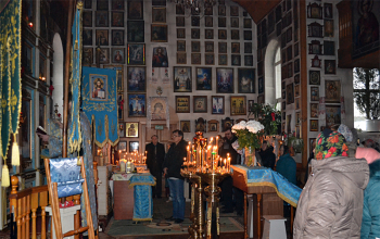 Престольный праздник в храме Архангела Михаила аг. Лошница