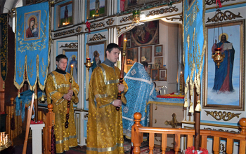 Престольный праздник в храме Архангела Михаила аг. Лошница