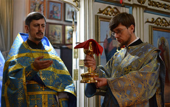 Престольный праздник в храме Архангела Михаила аг. Лошница