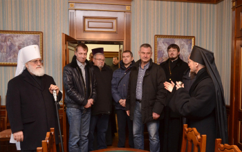 Митрополит Павел совершил Литургию в Борисовском Воскресенском кафедральном соборе