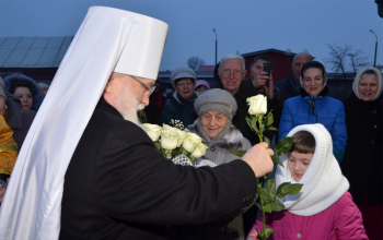 Митрополит Павел совершил Литургию в Борисовском Воскресенском кафедральном соборе