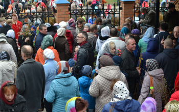 Вербное воскресенье в храмах 1-го Борисовского благочиния