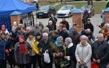 Вербное воскресенье в храмах 1-го Борисовского благочиния