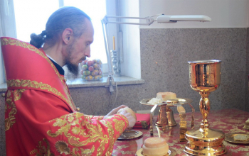 Пасха 2017: Владыка Вениамин в храме Рождества Христова 