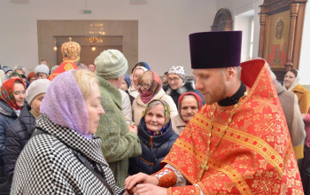 Пасха 2017: Владыка Вениамин в храме Рождества Христова 