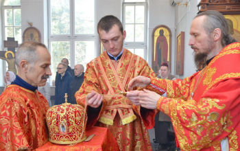 Пасха 2017: Владыка Вениамин в храме Рождества Христова 