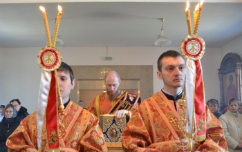 Пасха 2017: Владыка Вениамин в храме Рождества Христова 