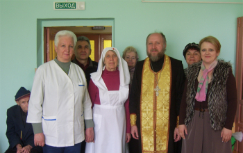 Пасха 2017: Поздравление с Пасхой в доме-интернате д.Юзефово