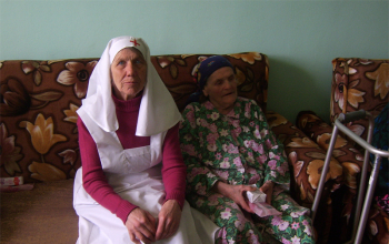 Пасха 2017: Поздравление с Пасхой в доме-интернате д.Юзефово