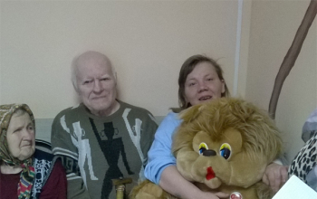 Пасха 2017: Поздравление с Пасхой в отделении круглосуточного пребывания д. Забашевичи