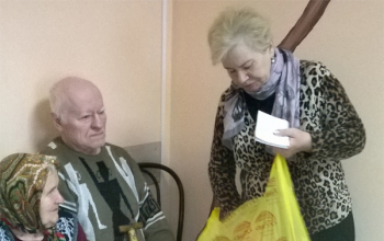 Пасха 2017: Поздравление с Пасхой в отделении круглосуточного пребывания д. Забашевичи