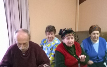 Пасха 2017: Поздравление с Пасхой в отделении круглосуточного пребывания д. Забашевичи