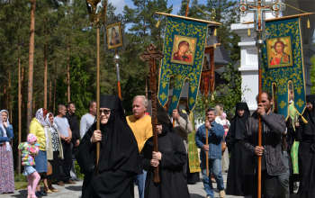 Престольный праздник в Ксениевском женском монастыре д.Барань