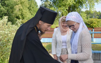 Преосвященнейший Вениамин в храме Рождества Пресвятой Богородицы в д. Житьково
