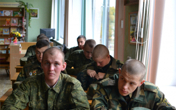 Встреча с военнослужащими в духовно-просветительском центре