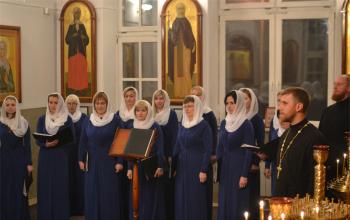 Выступление хора «Преображение» на праздник Покрова Пресвятой Богородицы
