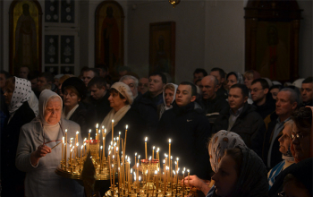 Рождество 2017/2018: Праздничная Литургия в храме Рождества Христова