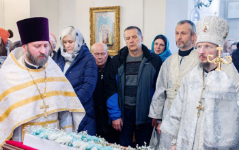 Престольный праздник в Богоявленском храме-часовне