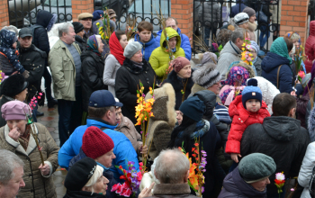 Вербное воскресенье в храмах 1-го Борисовского благочиния