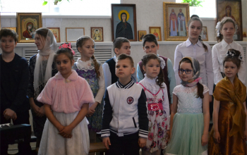 Пасха-2018: Детский пасхальный концерт в храме Рождества Христова
