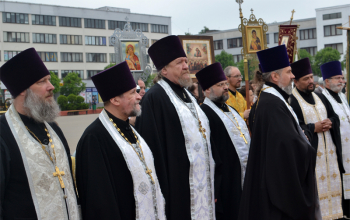 В Борисов прибыл Крест преподобной Евфросинии, игумении и княжны Полоцкой