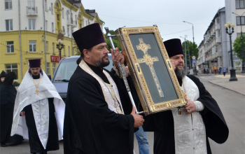 В Борисов прибыл Крест преподобной Евфросинии, игумении и княжны Полоцкой