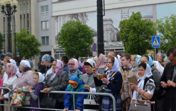 В Борисов прибыл Крест преподобной Евфросинии, игумении и княжны Полоцкой