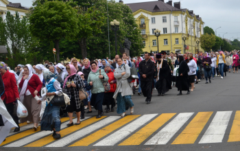 В Борисов прибыл Крест преподобной Евфросинии, игумении и княжны Полоцкой