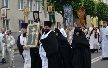В Борисов прибыл Крест преподобной Евфросинии, игумении и княжны Полоцкой