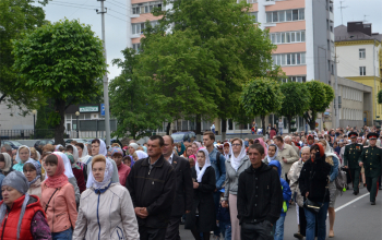 В Борисов прибыл Крест преподобной Евфросинии, игумении и княжны Полоцкой