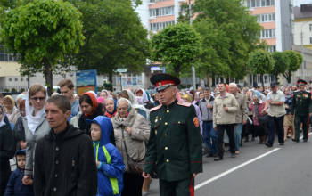 В Борисов прибыл Крест преподобной Евфросинии, игумении и княжны Полоцкой