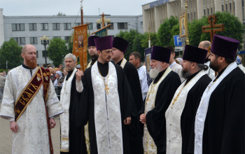 В Борисов прибыл Крест преподобной Евфросинии, игумении и княжны Полоцкой