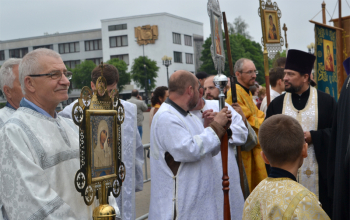 В Борисов прибыл Крест преподобной Евфросинии, игумении и княжны Полоцкой
